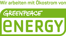 Unsere Server beziehen Ökostrom von Greenpeace Energy